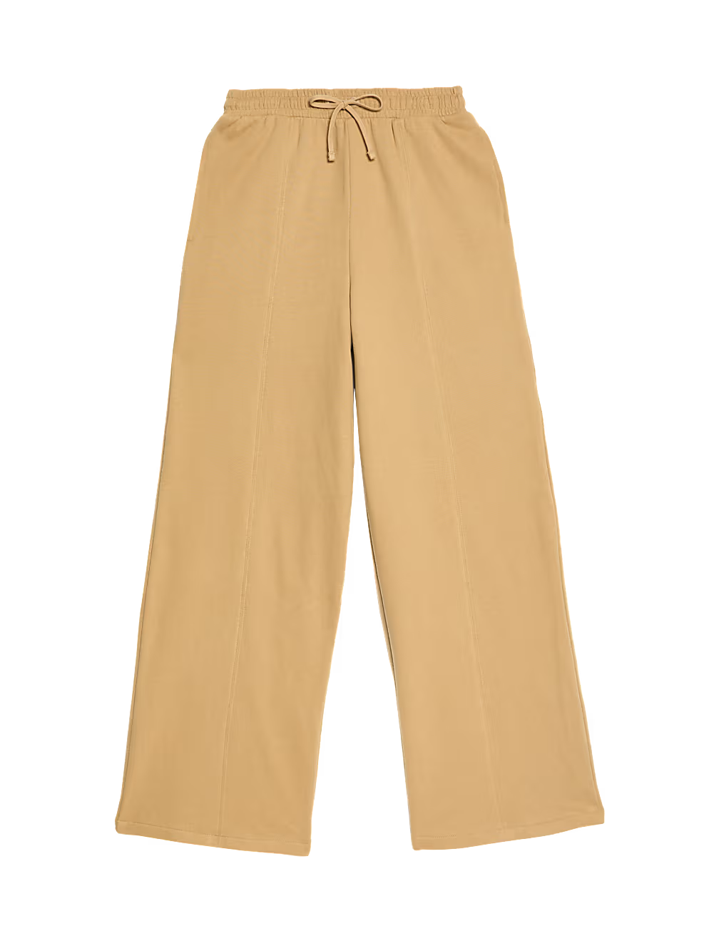 M&S Ladies Cotton Fleece Trouser (Long) T57/5683 (Tan)
