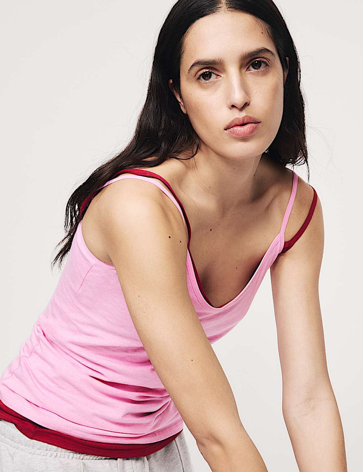 M&S 3 Pack Strappy Vest Camisole T32/4532