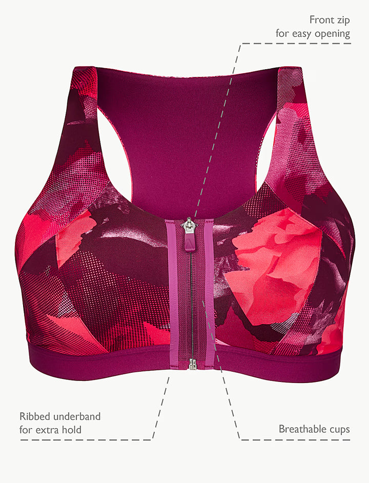 M&S Ladies High Impect Sports Bra T33/6372P