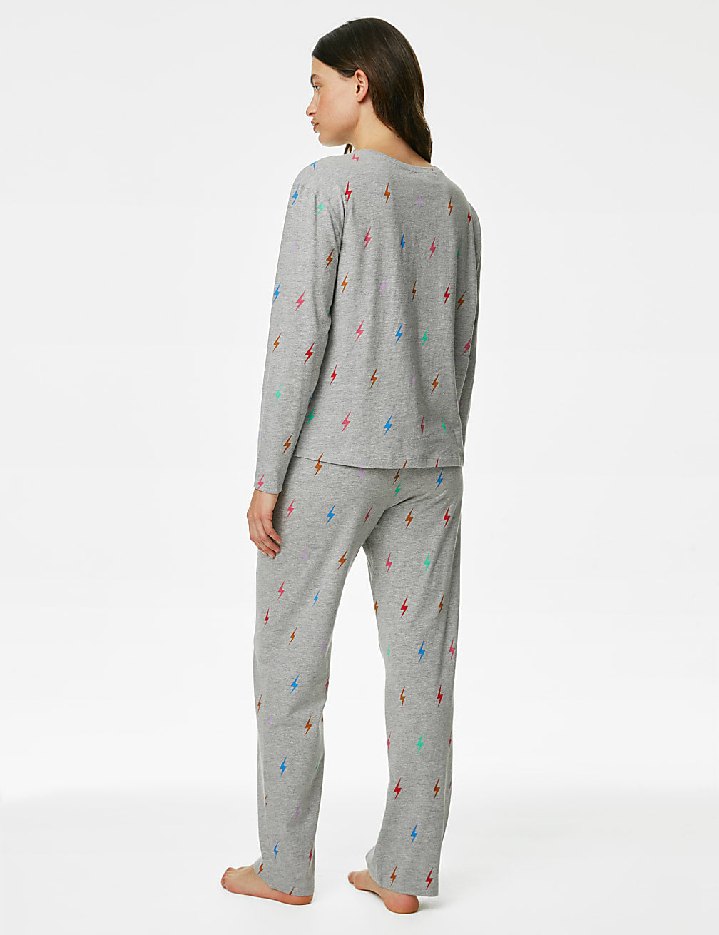 M&S Ladies L/S Pajama Suit T37/4570F
