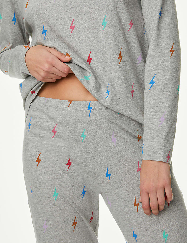 M&S Ladies L/S Pajama Suit T37/4570F