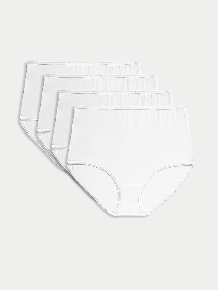 M&S Ladies 4 Pack Full Brief T61/1080