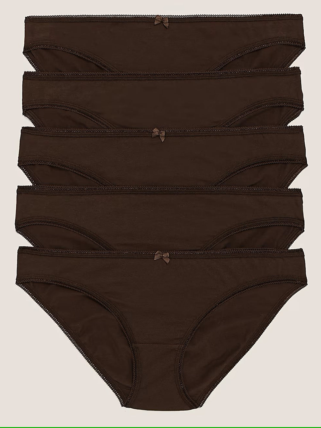 M&S Cotton 5 Pack Bikinis Panty T61/5725S