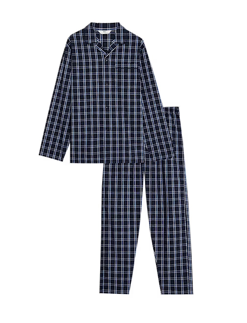 M&S Men Pure Cotton Night Suit T07/4756