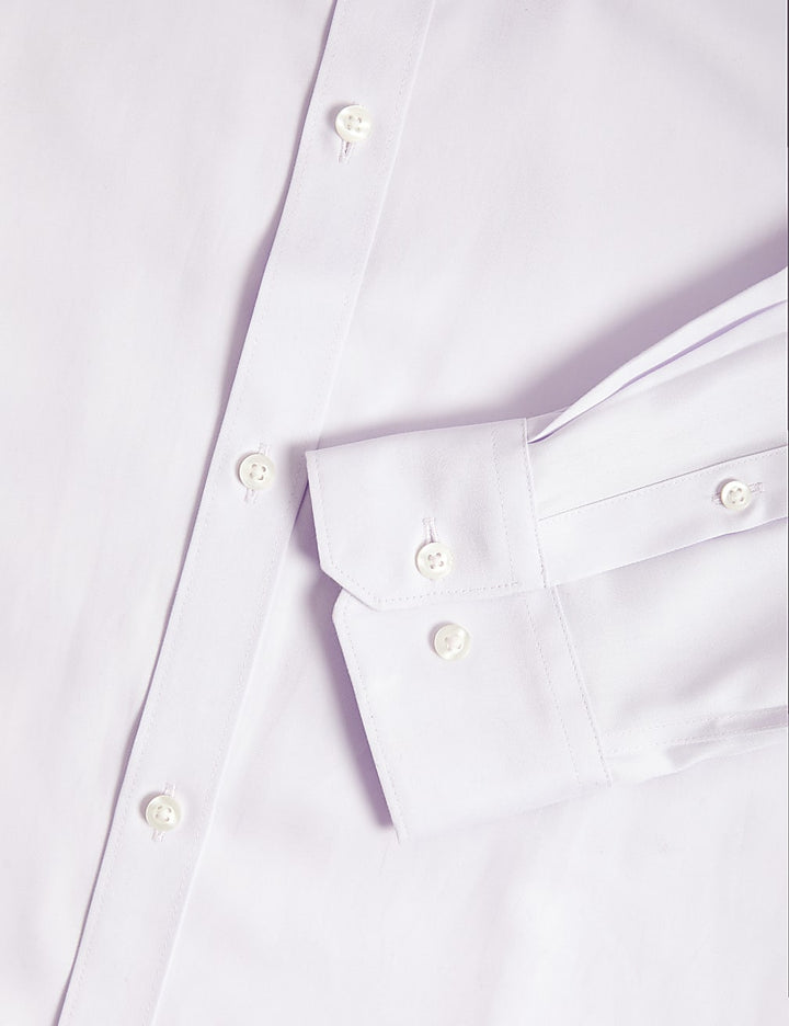 M&S Men L/S Plain Formal Shirt  T11/1108