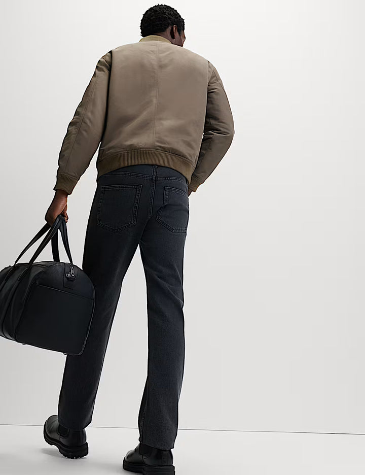 M&S Men L/S Parachute Jacket T16/5054M (Mole)