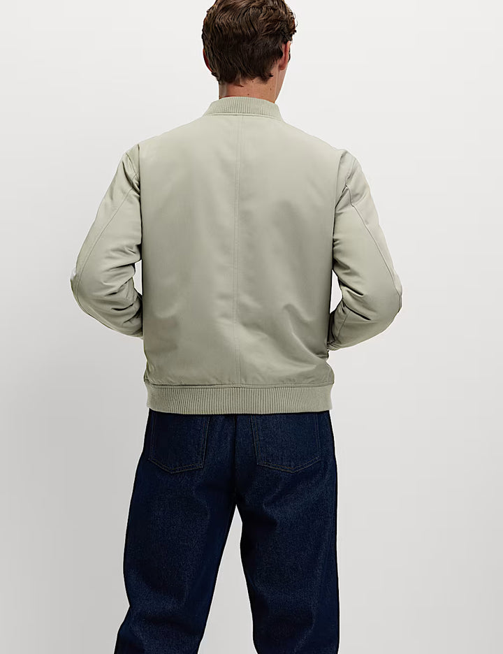 M&S Men L/S Parachute Jacket T16/5054M (Light Green)