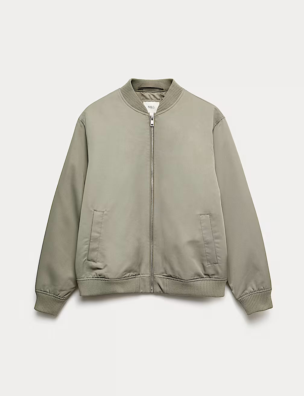 M&S Men L/S Parachute Jacket T16/5054M (Light Green)