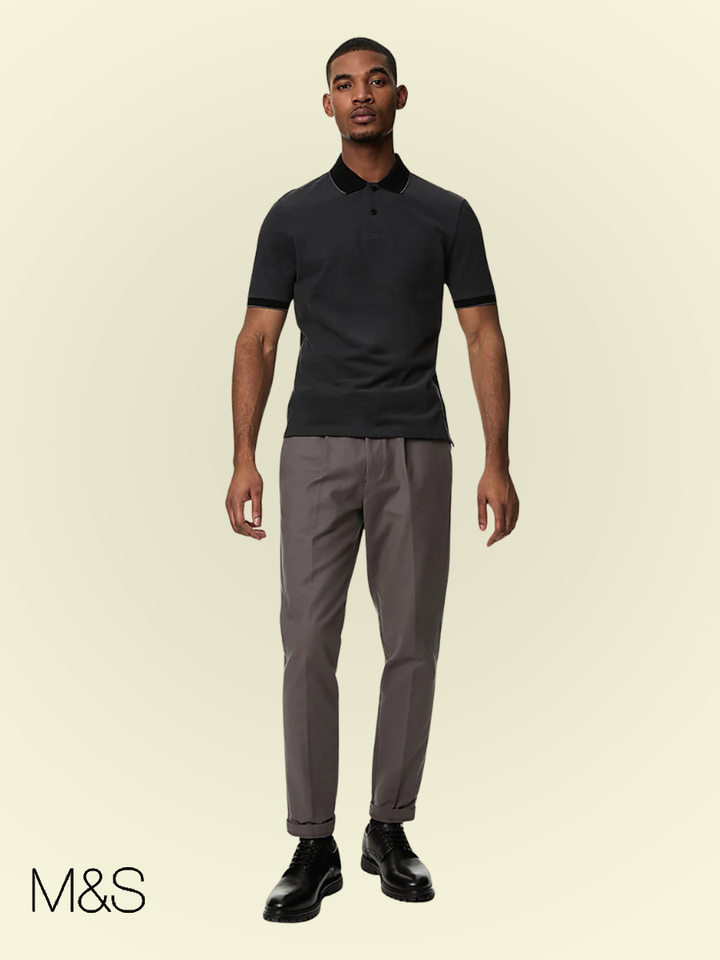 M&S Mens S/S Polo T28/3390M