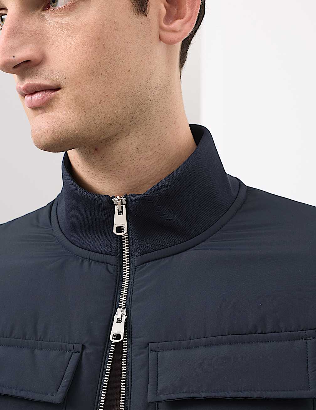 M&S Men L/S Knitted Jacket T28/4176 (Dark Navy)