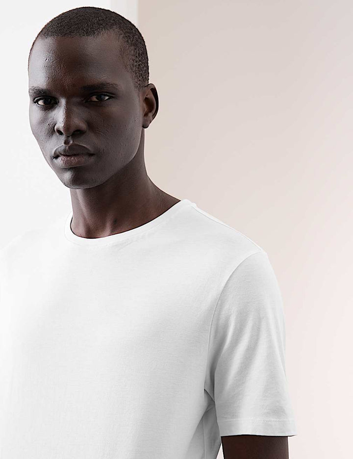 M&S Men S/S R-N Autograph (Each) T-Shirt T28/5966A