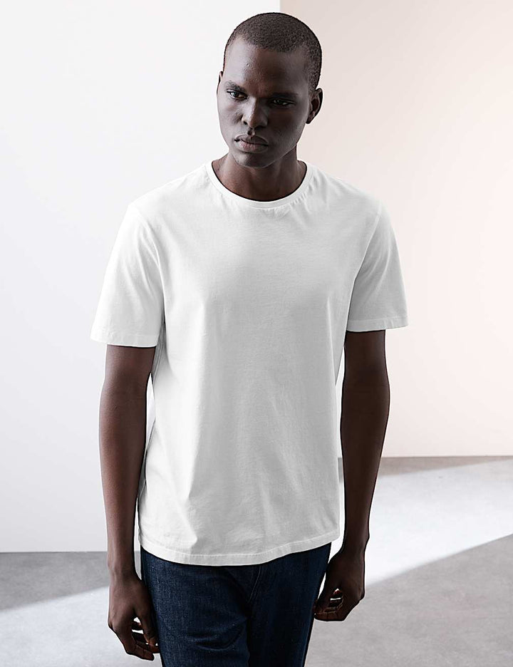 M&S Men S/S R-N Autograph (Each) T-Shirt T28/5966A