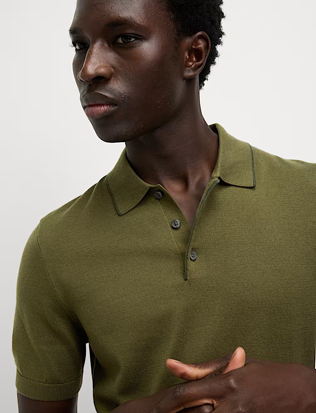 M&S Men S/S Cotton Rich Polo T30/4293