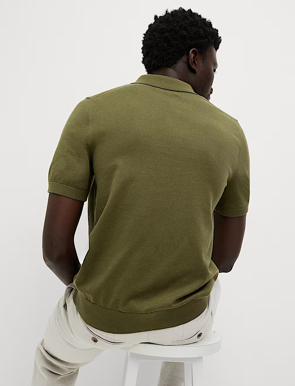 M&S Men S/S Cotton Rich Polo T30/4293