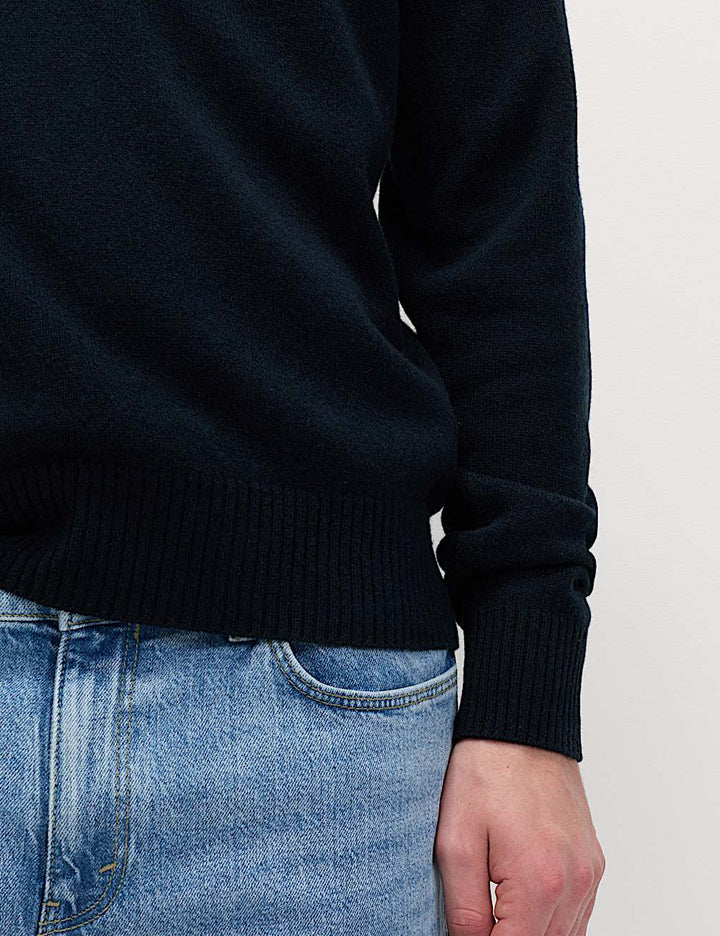 M&S Men L/S Lambswool V-N Jersey T30/5021M