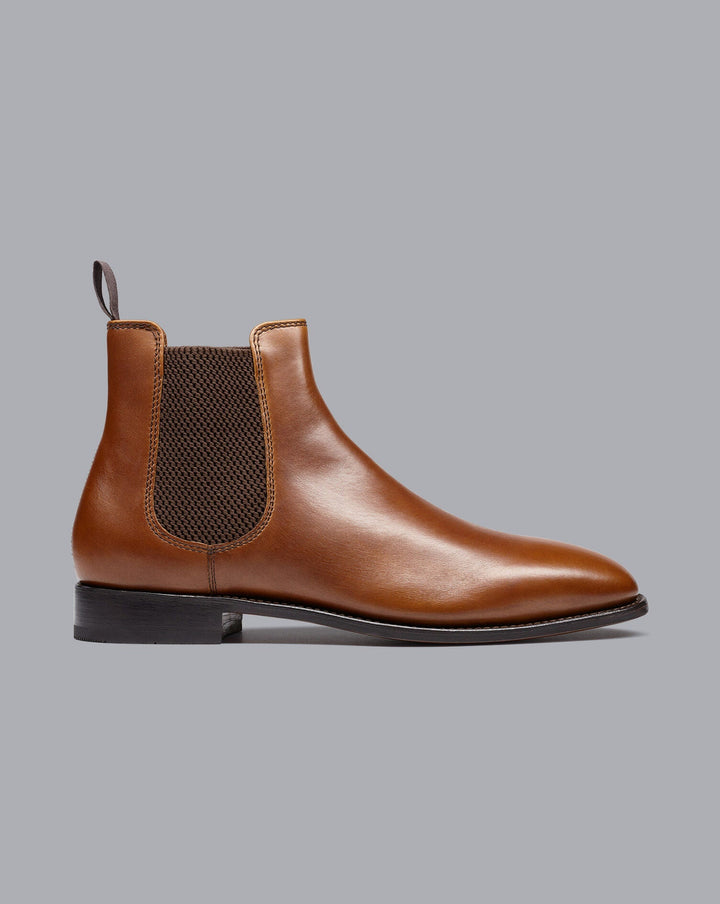 Charles Tyrwhitt Tan Leather Chelsea Boot