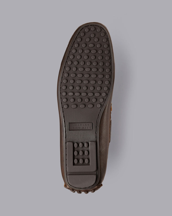 Charles Tyrwhitt Dark Chocolate Leather Driving Loafer