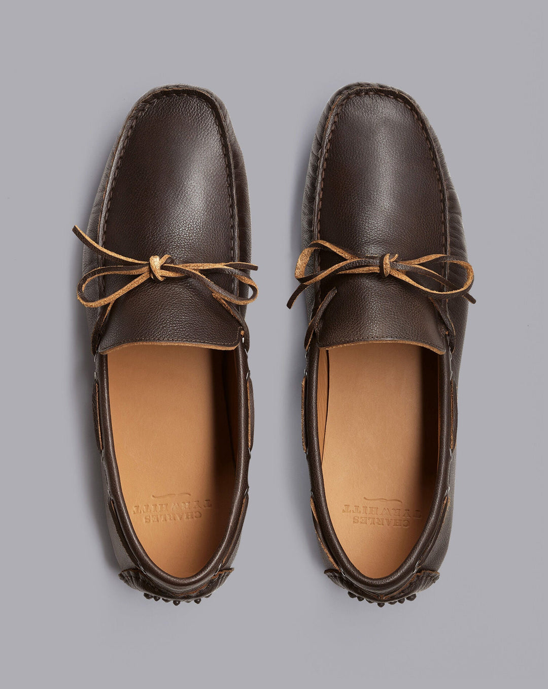 Charles Tyrwhitt Dark Chocolate Leather Driving Loafer