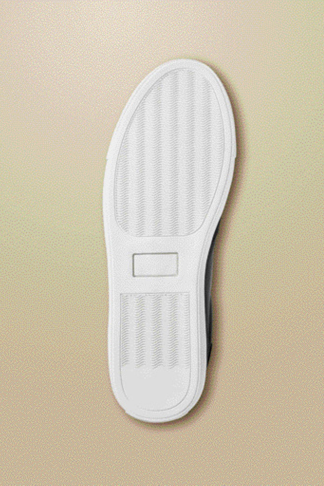 Navy Leather And Suede Cupsole Trainer