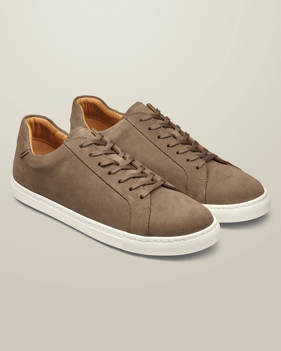Taupe Suede Trainer