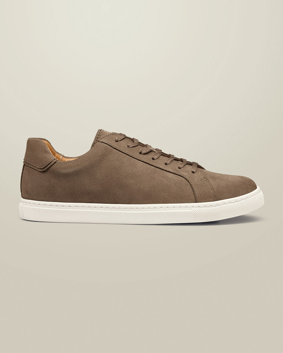 Taupe Suede Trainer
