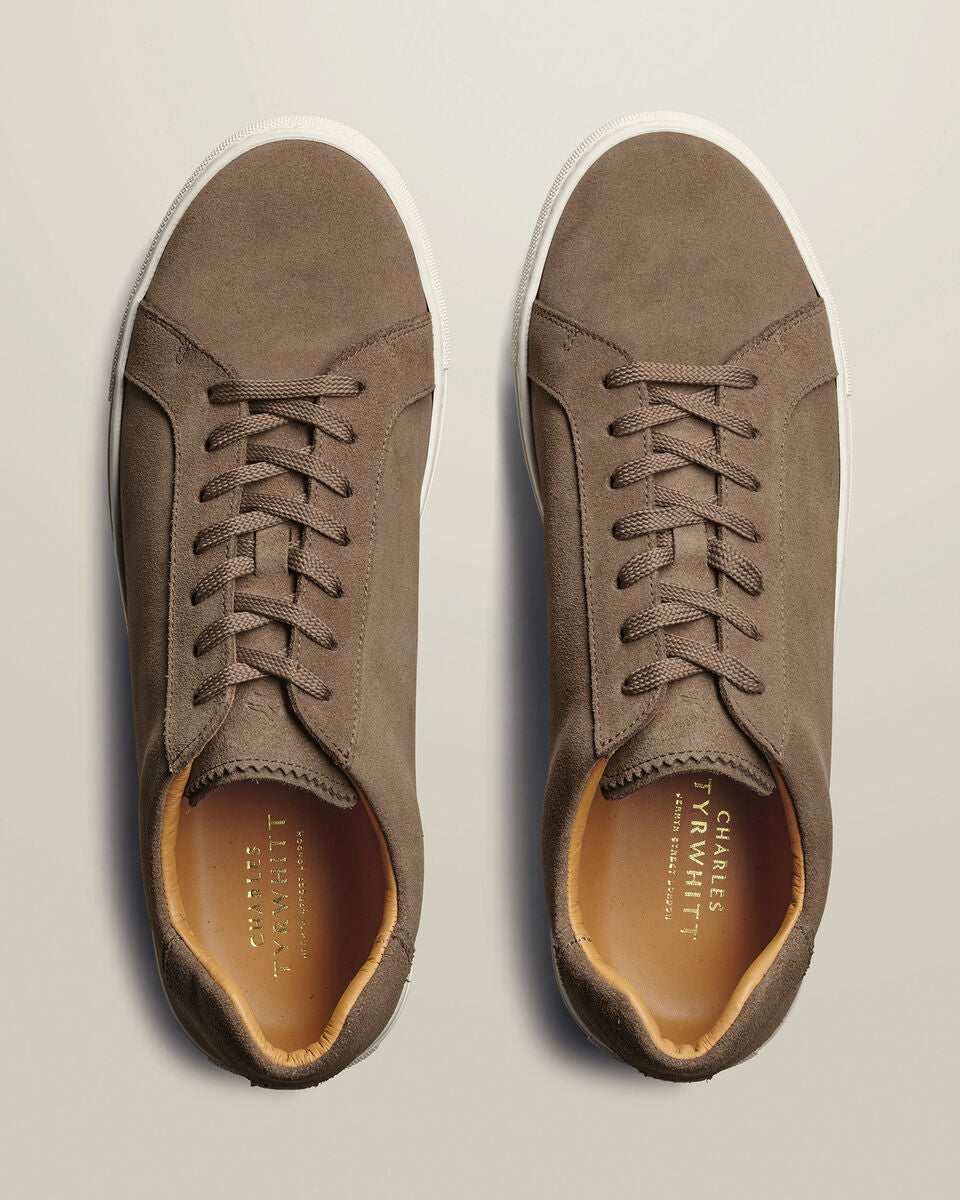 Taupe Suede Trainer