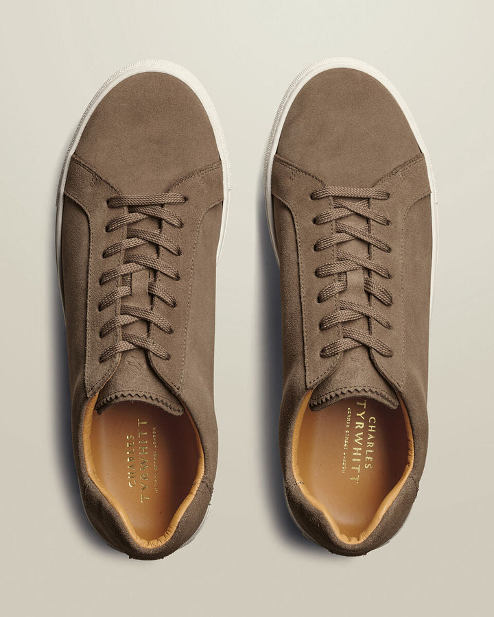 Taupe Suede Trainer