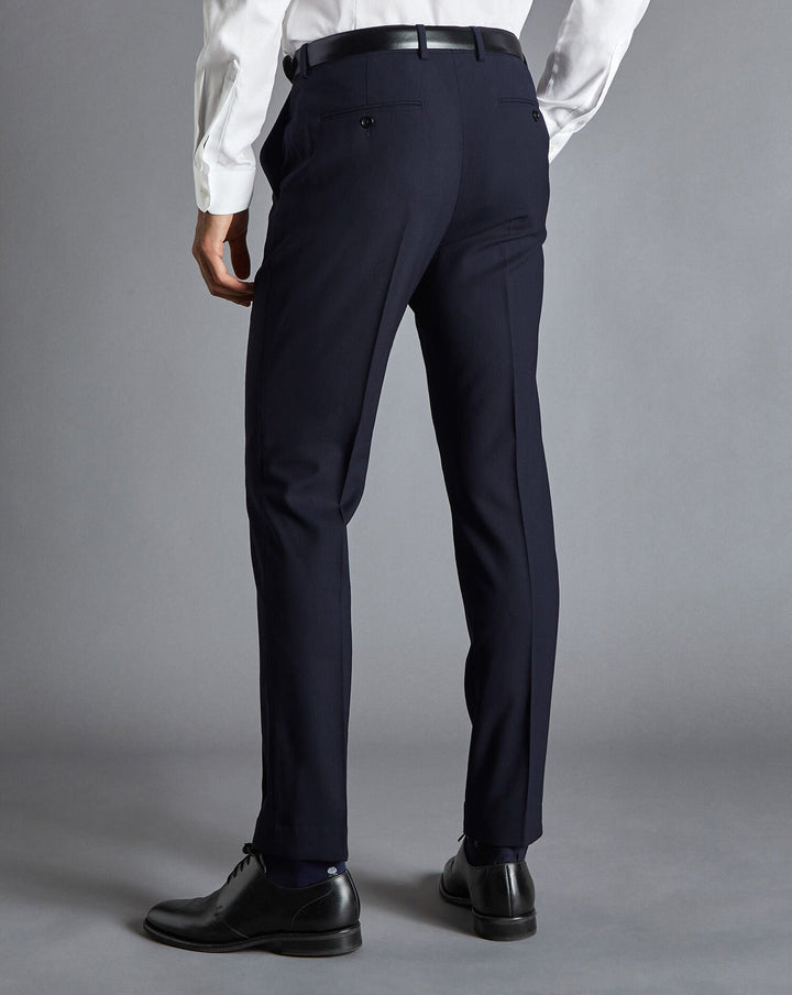 Charles Tyrwhitt Dark Navy Slim Fit Ultimate Performance Suit Trouser