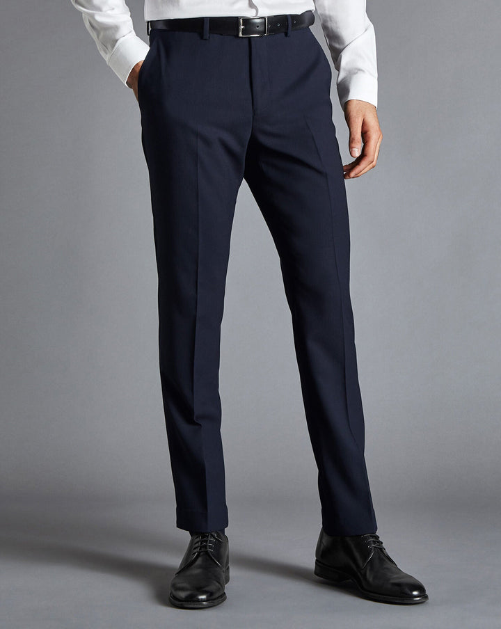 Charles Tyrwhitt Dark Navy Slim Fit Ultimate Performance Suit Trouser