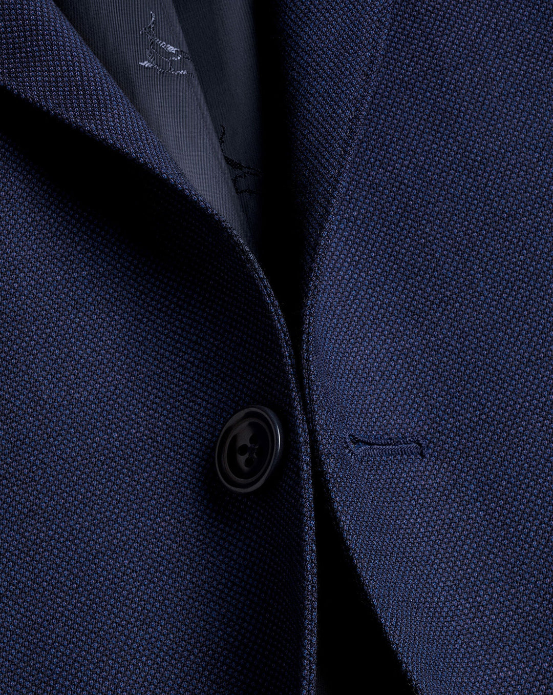 Charles Tyrwhitt Indigo Blue Slim Fit Ultimate Performance Birdseye Suit Jacket
