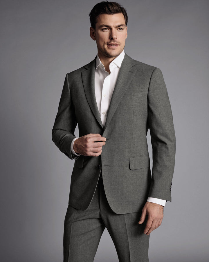 Grey Slim Fit Ultimate Performance Suit Jacket