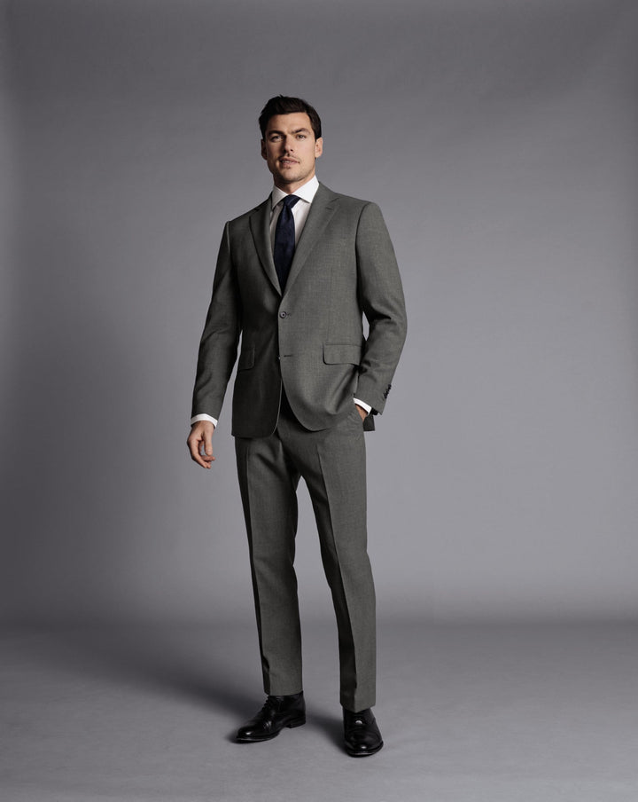 Grey Slim Fit Ultimate Performance Suit Jacket