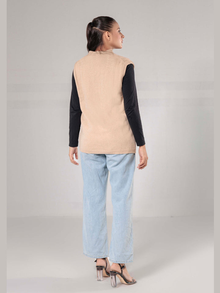 Oxford Ladies S/L Cardigan L-995 (Camel)