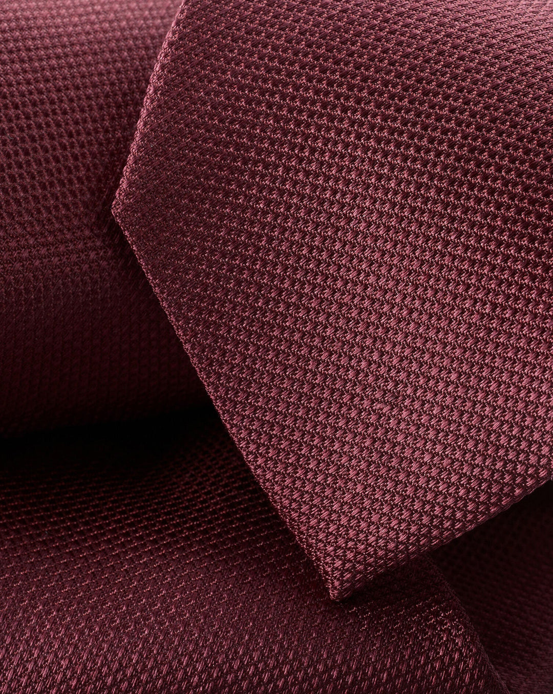 Burgundy Red Silk Stain Resistant Tie