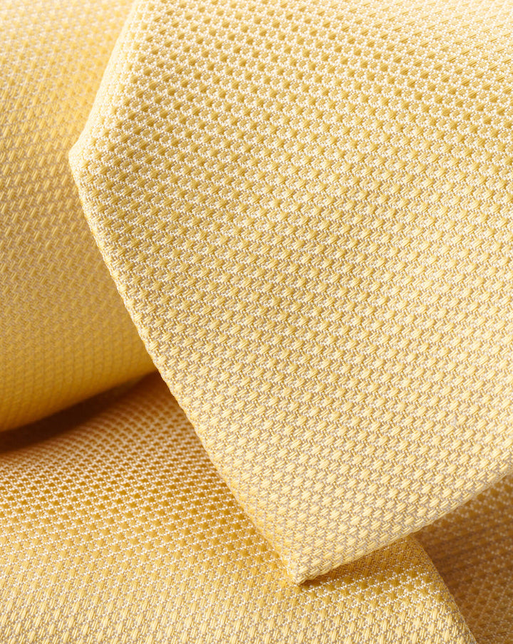 Yellow Silk Stain Resistant Tie