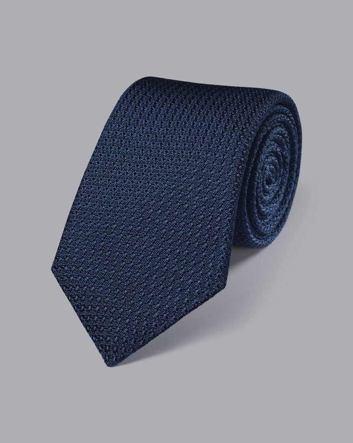 Petrol Blue Grenadine Italian Tie