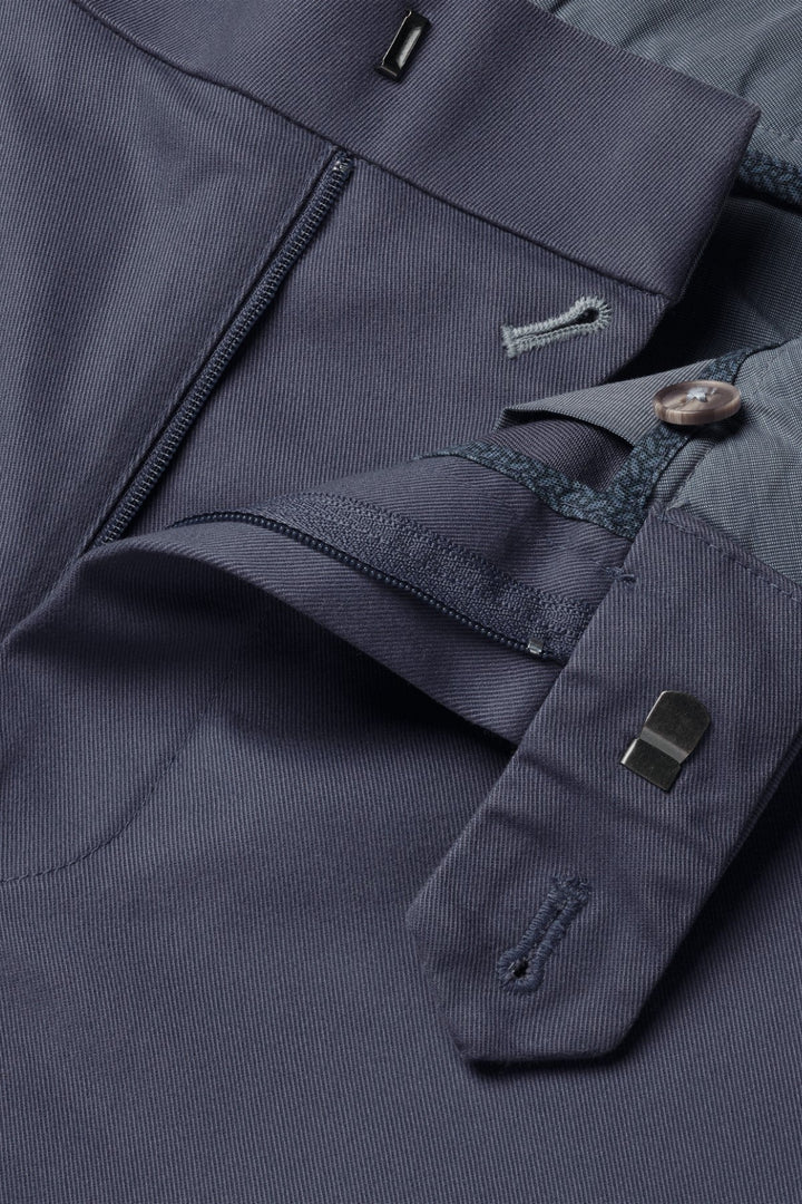 Steel Blue Slim Fit Ultimate Non-Iron Chino