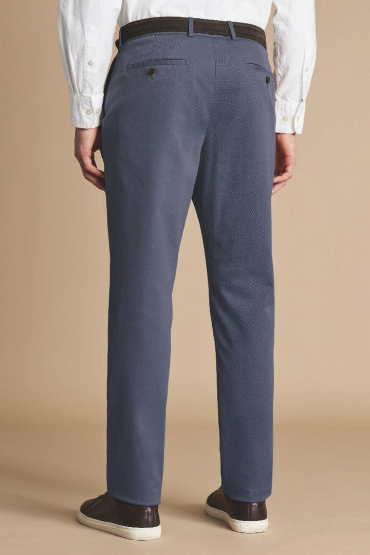 Steel Blue Slim Fit Ultimate Non-Iron Chino
