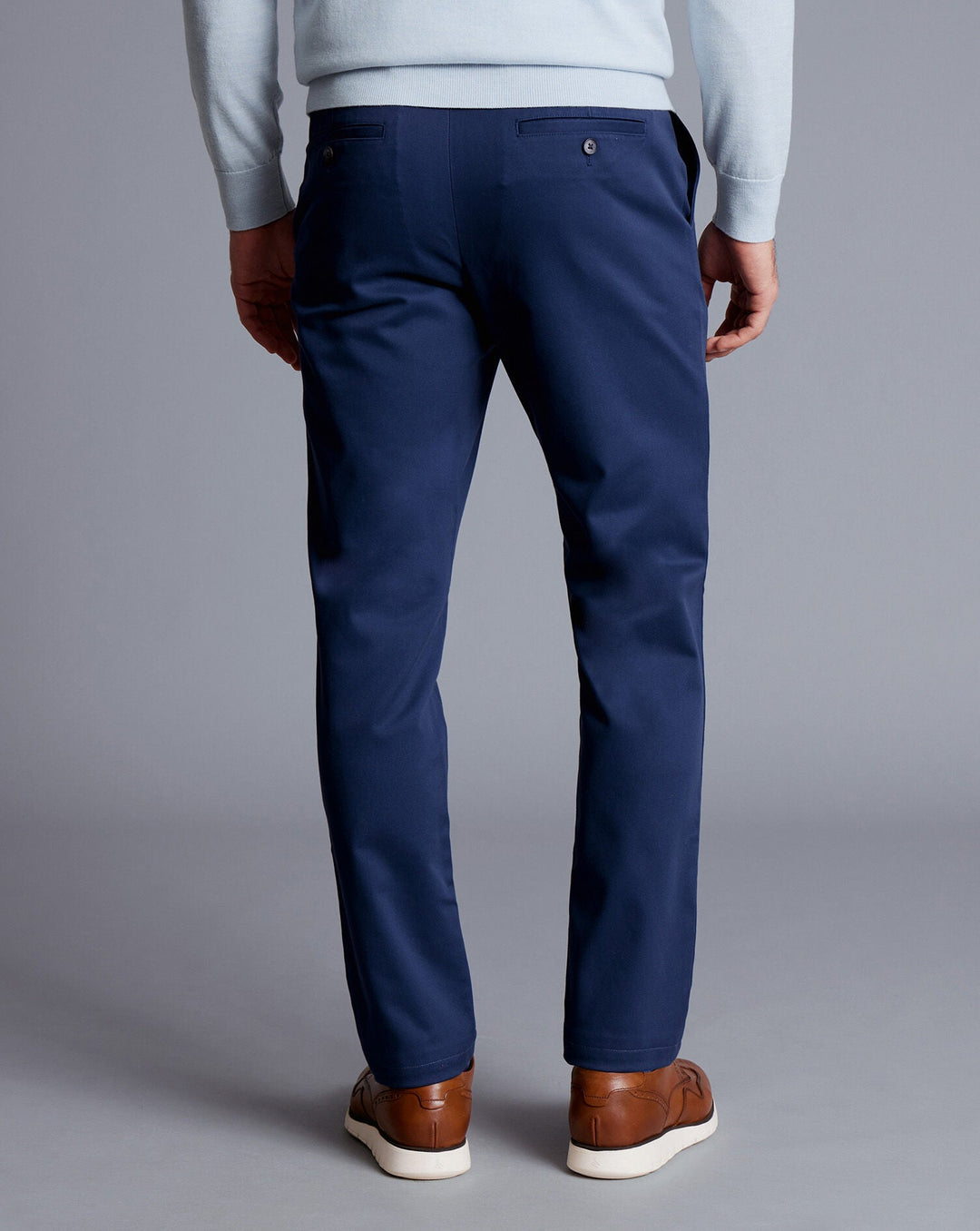 Royal Blue Slim Fit Ultimate Non-Iron Chino