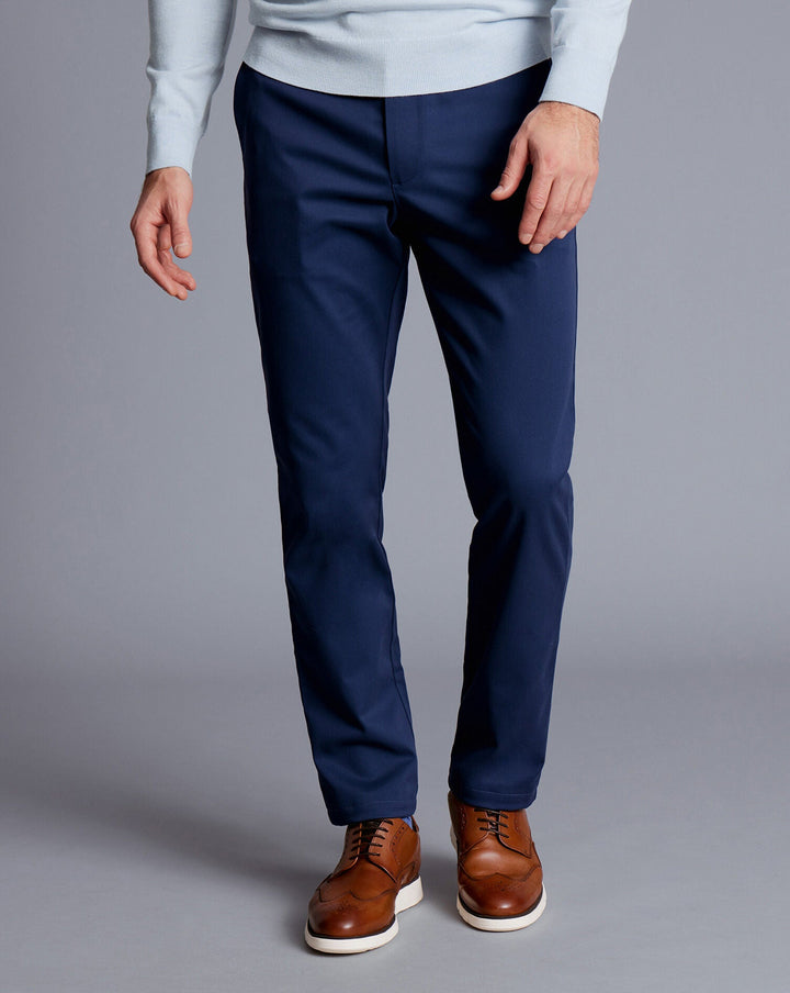 Royal Blue Slim Fit Ultimate Non-Iron Chino