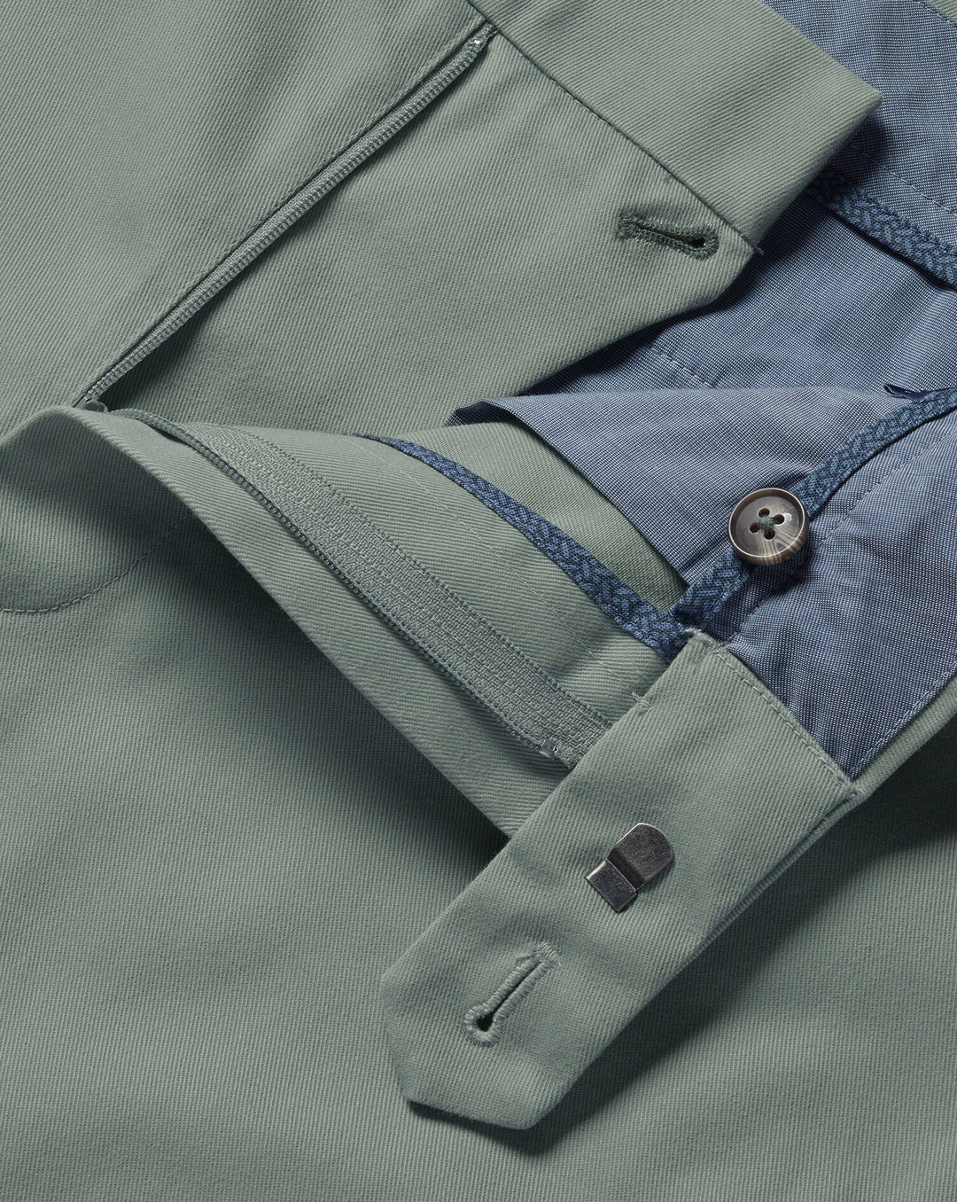 Sage Green Slim Fit Ultimate Non-Iron Chino