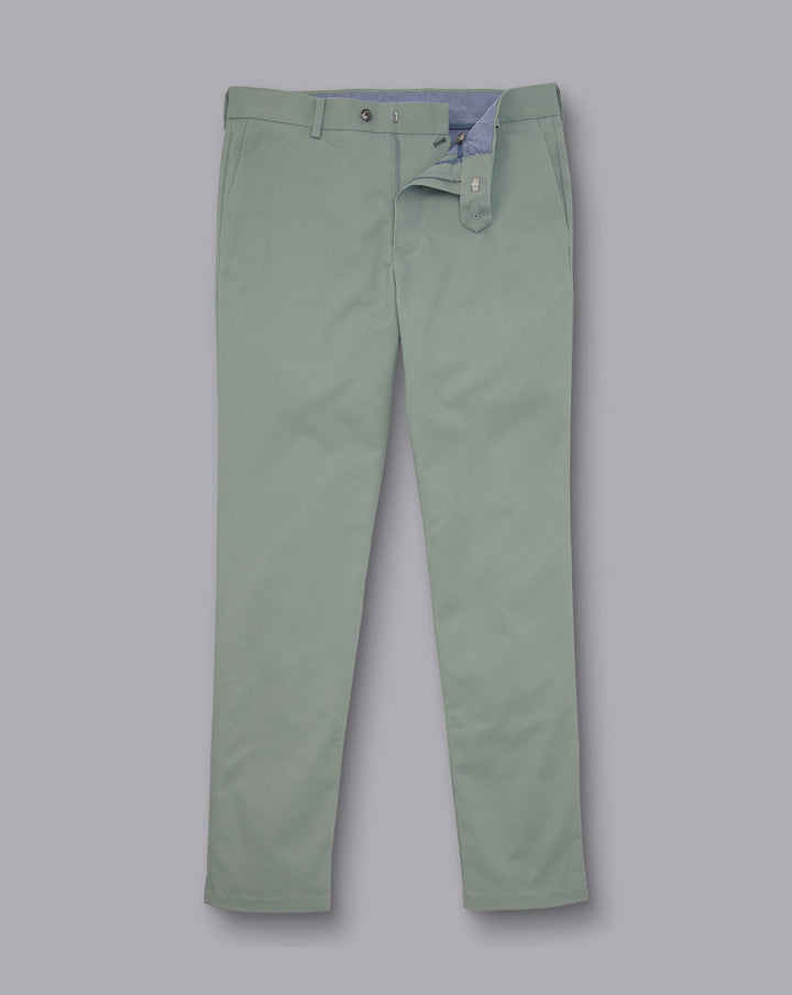 Sage Green Slim Fit Ultimate Non-Iron Chino