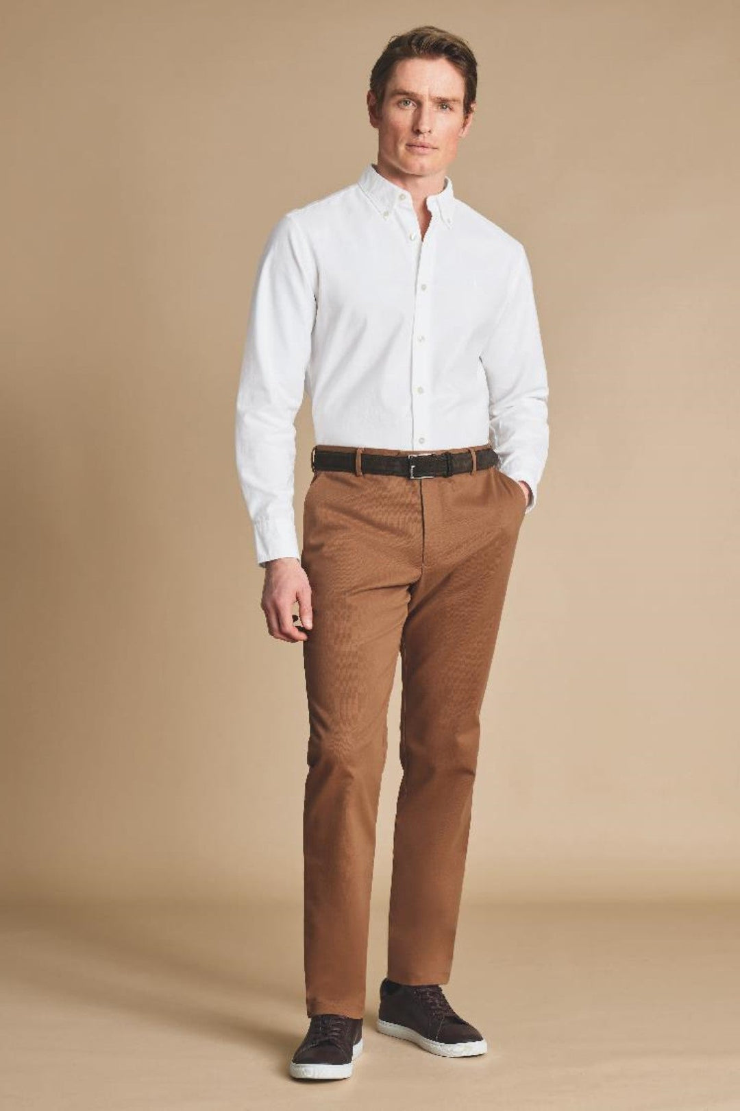 Camel Slim Fit Ultimate Non-Iron Chino