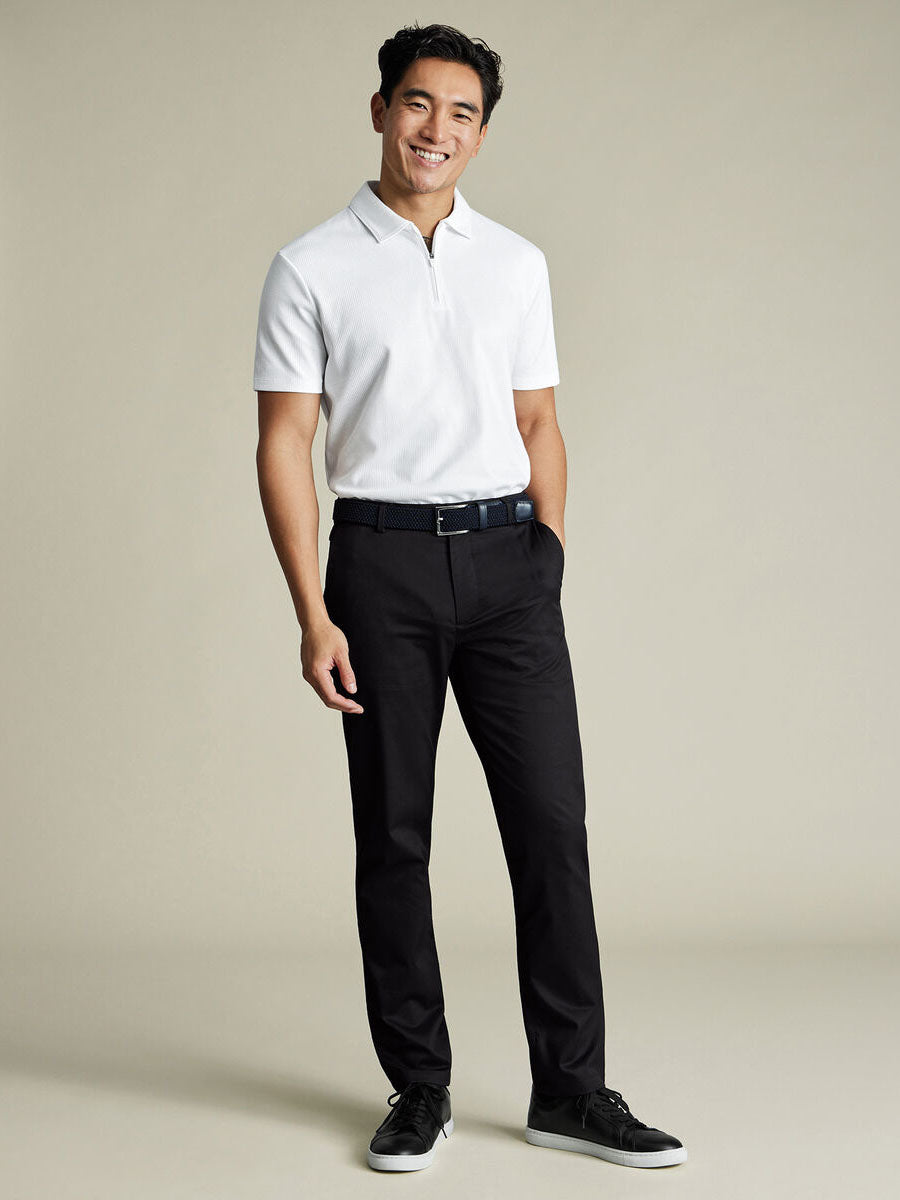 Charles Tyrwhitt Men Cotton Chinos TRC0285