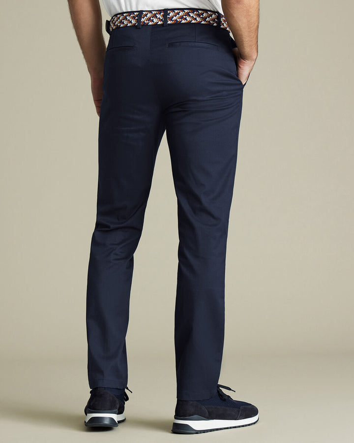 Charles Tyrwhitt Men Cotton Chinos TRC0285 (Navy)