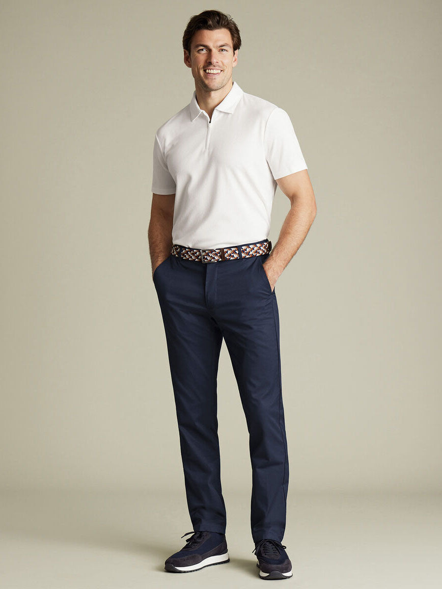 Charles Tyrwhitt Men Cotton Chinos TRC0285