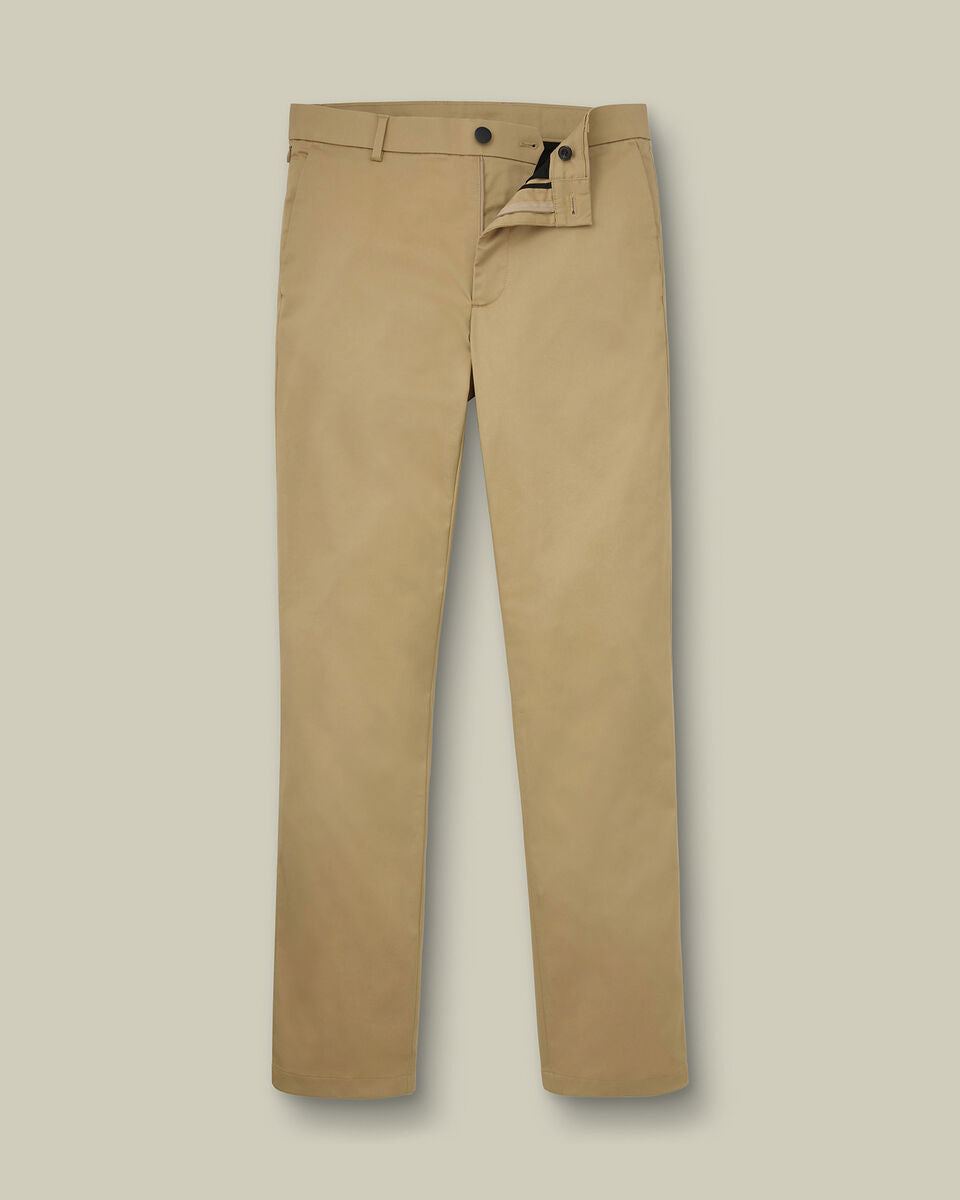 Charles Tyrwhitt Men Cotton Chinos TRC0285 (Tan)