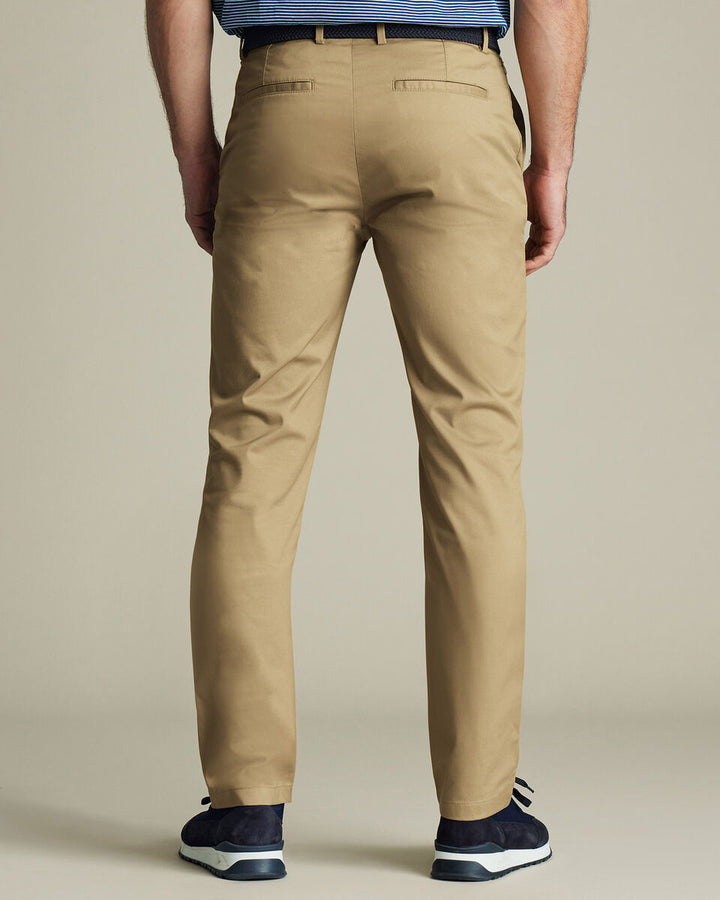 Charles Tyrwhitt Men Cotton Chinos TRC0285 (Tan)