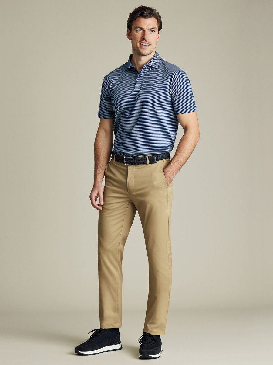 Charles Tyrwhitt Men Cotton Chinos TRC0285 (Tan)