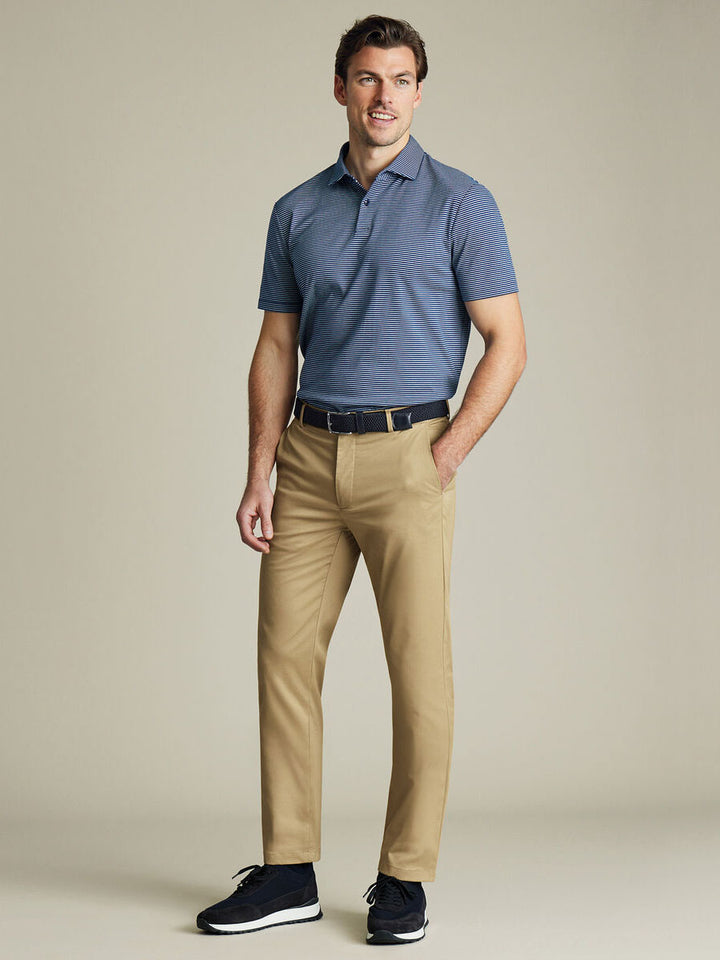 Charles Tyrwhitt Men Cotton Chinos TRC0285 (Tan)